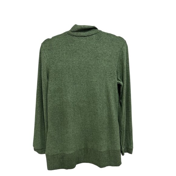 BOBEAU Petite Women Green Cardigan PS - Picture 3 of 6